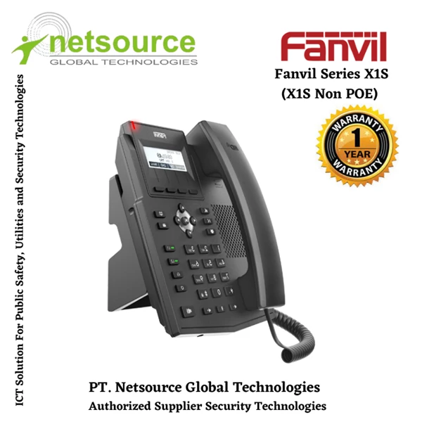 IP Phone Fanvil X1S (Non POE)