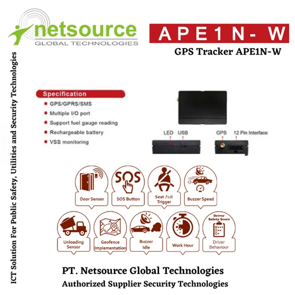 GPS TRACKER APE1N-W Vehicle Tracking Device