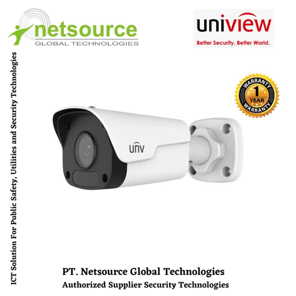 Paket Kamera CCTV IP Fixed Bullet Network Unv 4CH